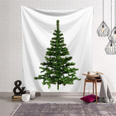 Lofaris Green Christmas Tree Room Decoration Wall Tapestry